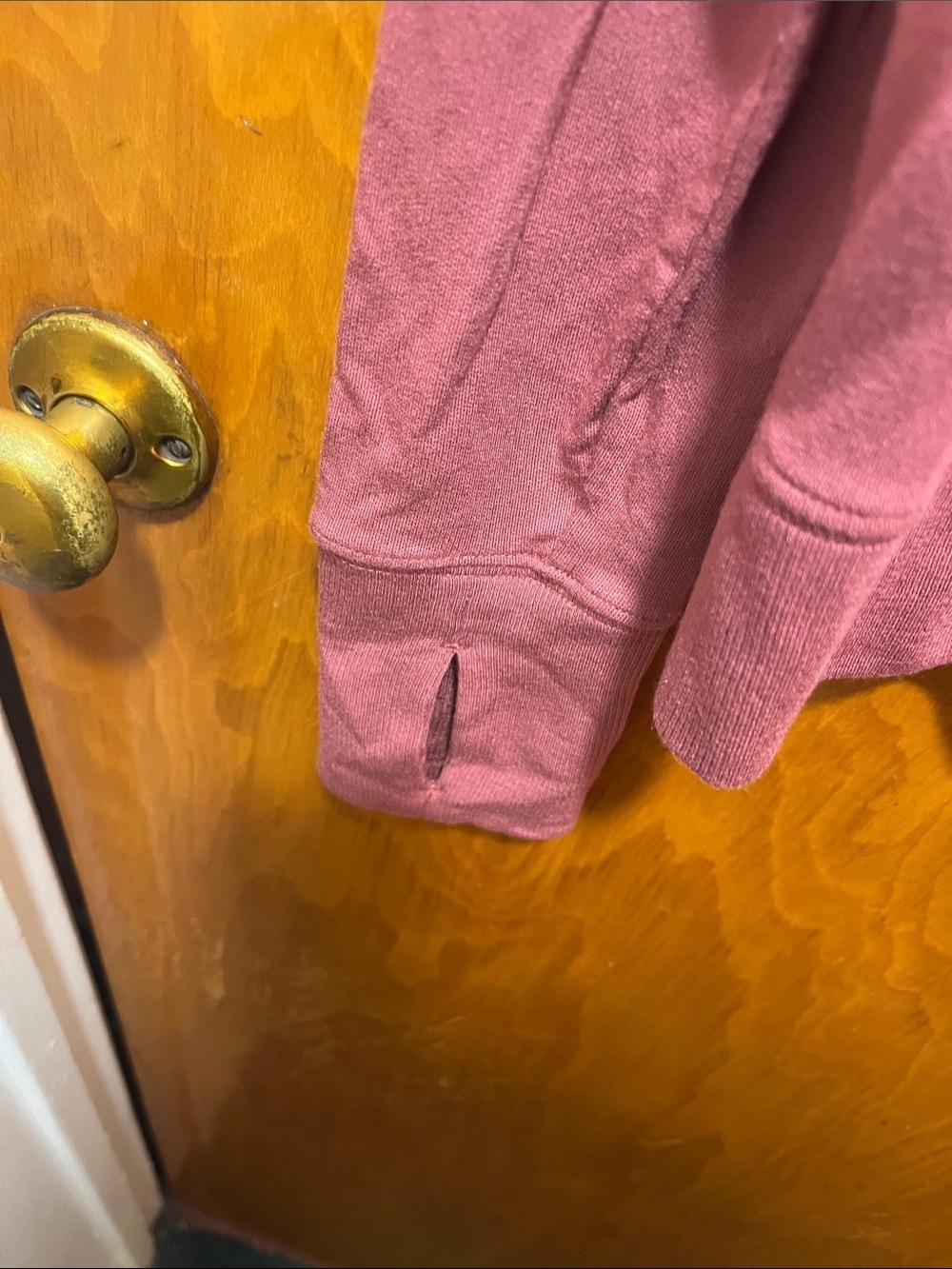 Athleta Dusty Rose V-Neck Crew Sweater - Picture 3 of 5